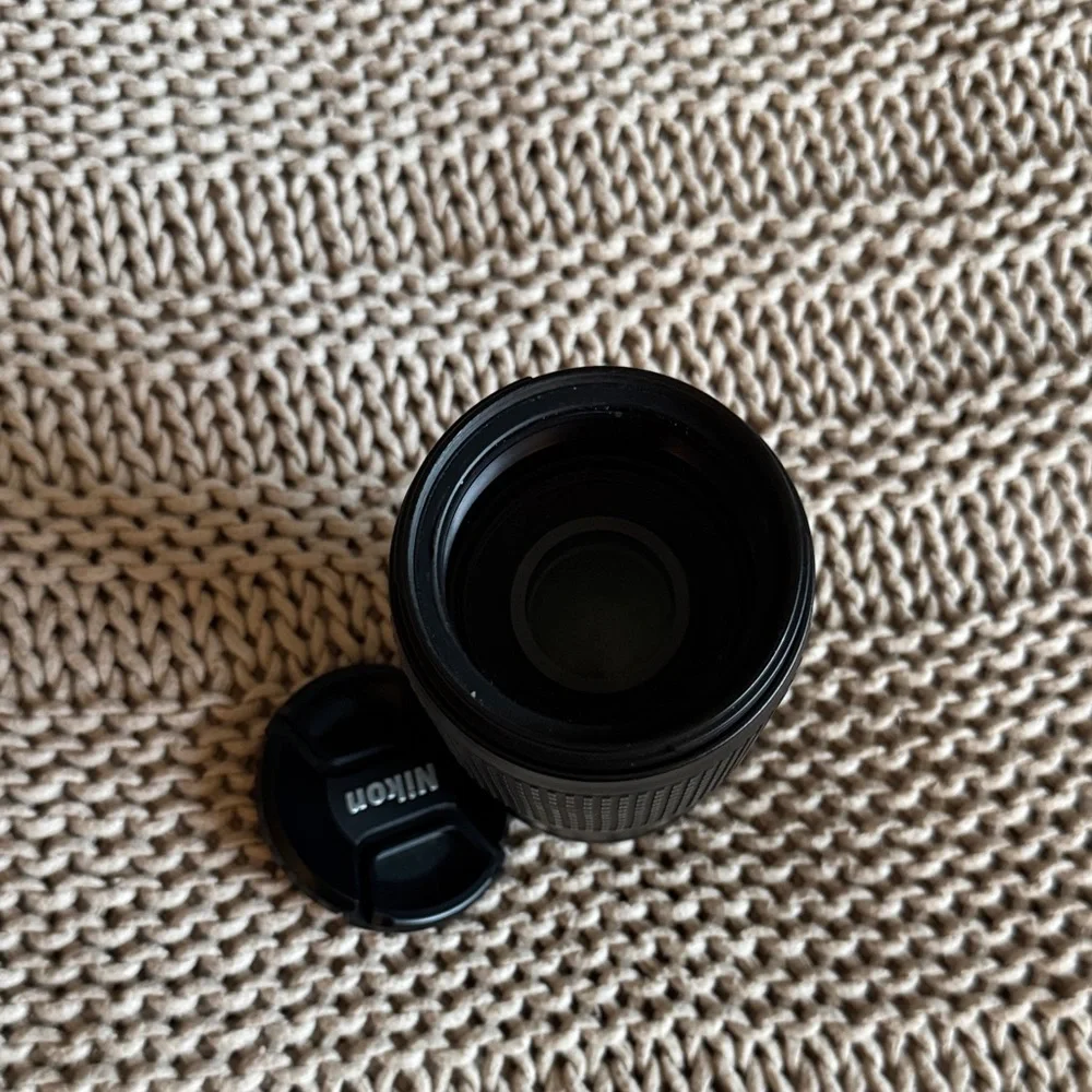 Nikon Black Telephoto Lens